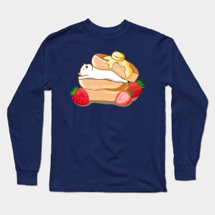 Pancakes and Cat Long Sleeve T-Shirt